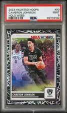 2023 PANINI HAUNTED HOOPS HOLO WEBS #93 CAMERON JOHNSON PSA 9