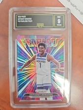 2021-22 Panini Prizm - Fearless Anthony Edwards #15 Hyper Prizm