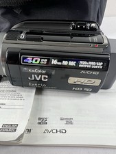 JVC EVERIO CAMCORDER GZ-HD10U HD X.V.Color 1920x1080 60p HDD 40GB Micro SD