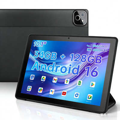 2026 Android 16 Tablet 10.1'' 34GB+128GB/1TB Octa Core 6000mAh Dual Camera Touch