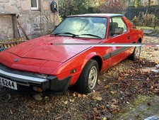Fiat X1/9 1988 red non-runner (likely the starter). 1.5 Litre Petrol