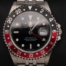 Rolex GMT-Master II 40mm "Coke" 16710 Watch Black Dial BOX & PAPER