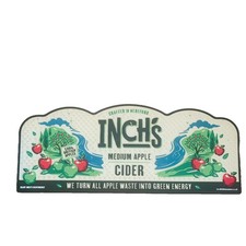 Inch’s Cider Rubber Bar Runner, Drip Mat, 35cm x 14cm, Man Cave Bar Collectable