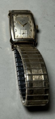 SUPER RARE 1950s ELGIN Durapower Watch Shockmaster 10K Gold Plated