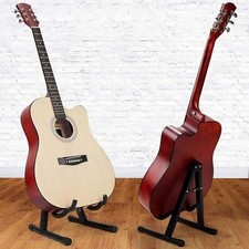 Metal Electric, Bass, Acoustic Guitar Folding Stand Home, Office Decor, Music