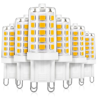 Joutameili 6 Pack G9 LED Bulb Soft Warm White 2700K 4W Equivalent 40 Watt, 12...