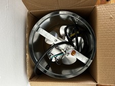 VIVOSUN 8 in Inline Duct Booster Fan 420 CFM Metal Silver Axial 28W 110V