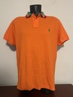 Vintage Polo Ralph Lauren Custom Fit Shirt Size Large 90s Orange Rare L — photo 1