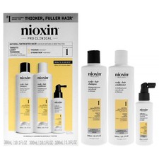 System 1 Kit by Nioxin for Unisex - 3 Pc Set