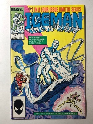 Iceman #1 Marvel Comics 1984 Limited Series Mike Zeck Cover Bronze Age