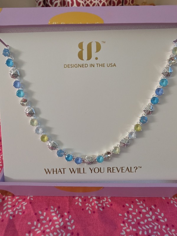 Ring Bomb Party Jewel Candy Necklace NK73416 "Marked By The Journey"  Capri...