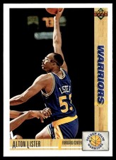 1991-92 Upper Deck Alton Lister Golden State Warriors #316