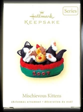 2007 Mischievous Kittens Keepsake Ornament 9th in Series Keepsake New