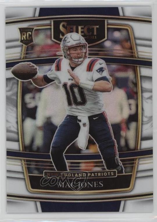 2021 Panini Select Concourse White Prizm 23/35 Mac Jones #51 Rookie RC lz7