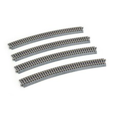Kato USA Inc. HO 790mm 31-1/8 Radius Curve 22.5-Degree 4 KAT2250 HO Track