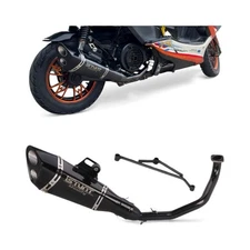 GY6 Engine 125cc 150cc gy6 Scooter Full Exhaust System Moped ATV Exhaust Baffle