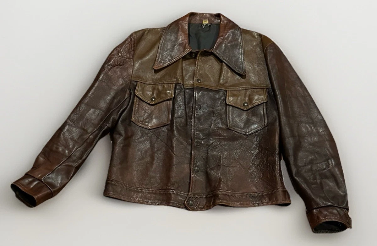 Leather Regular Size XS Vintage Outerwear Coats & Jackets for Men