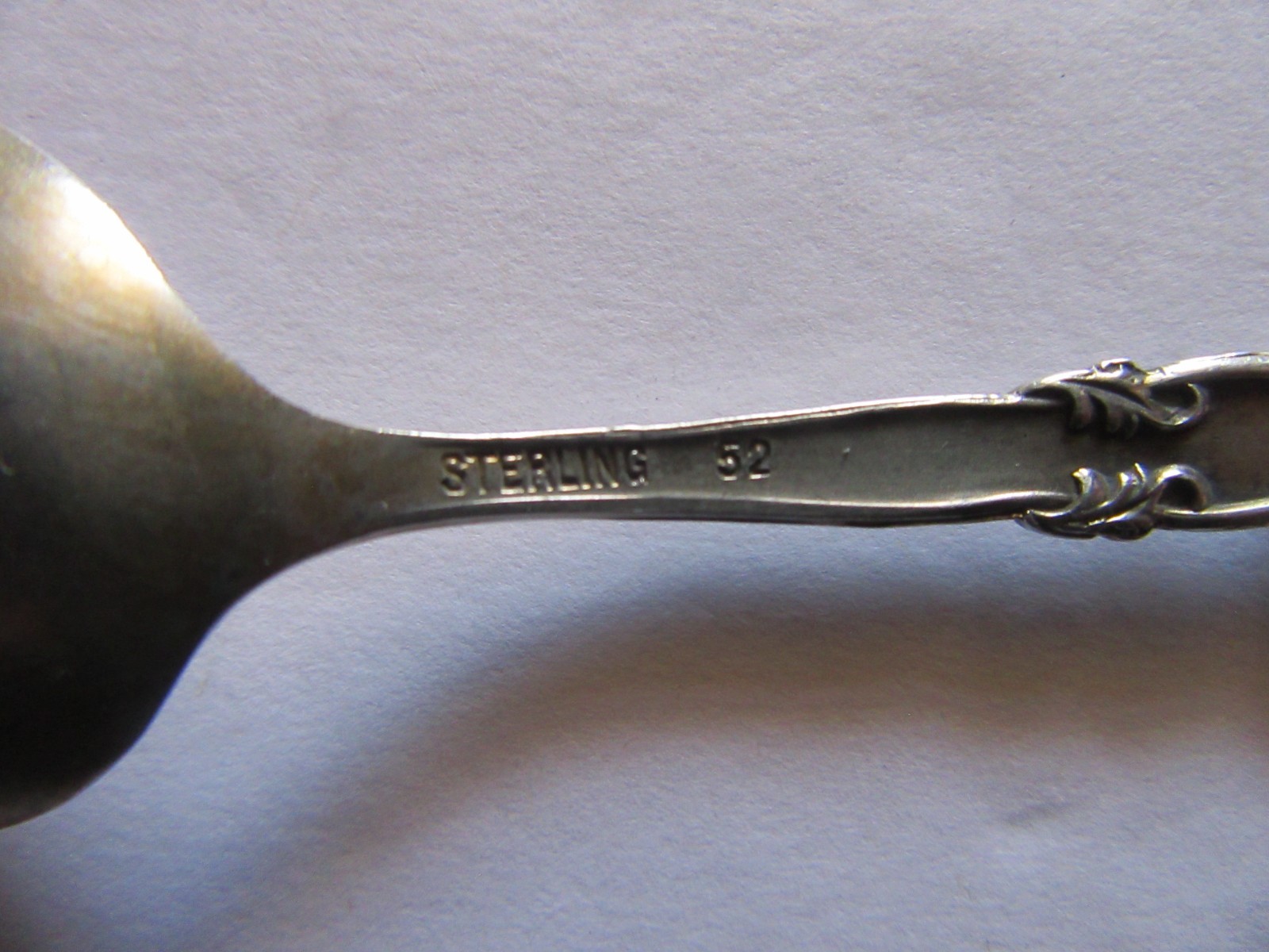 Enamel American Flag 5 1/8" Sterling Souvenir Spoon U.S. Capitol Washington D.C.