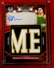 2025-26 Bowman U Best Braeden Shrewsberry Black Refractor Jumbo Patch Auto /10🔥