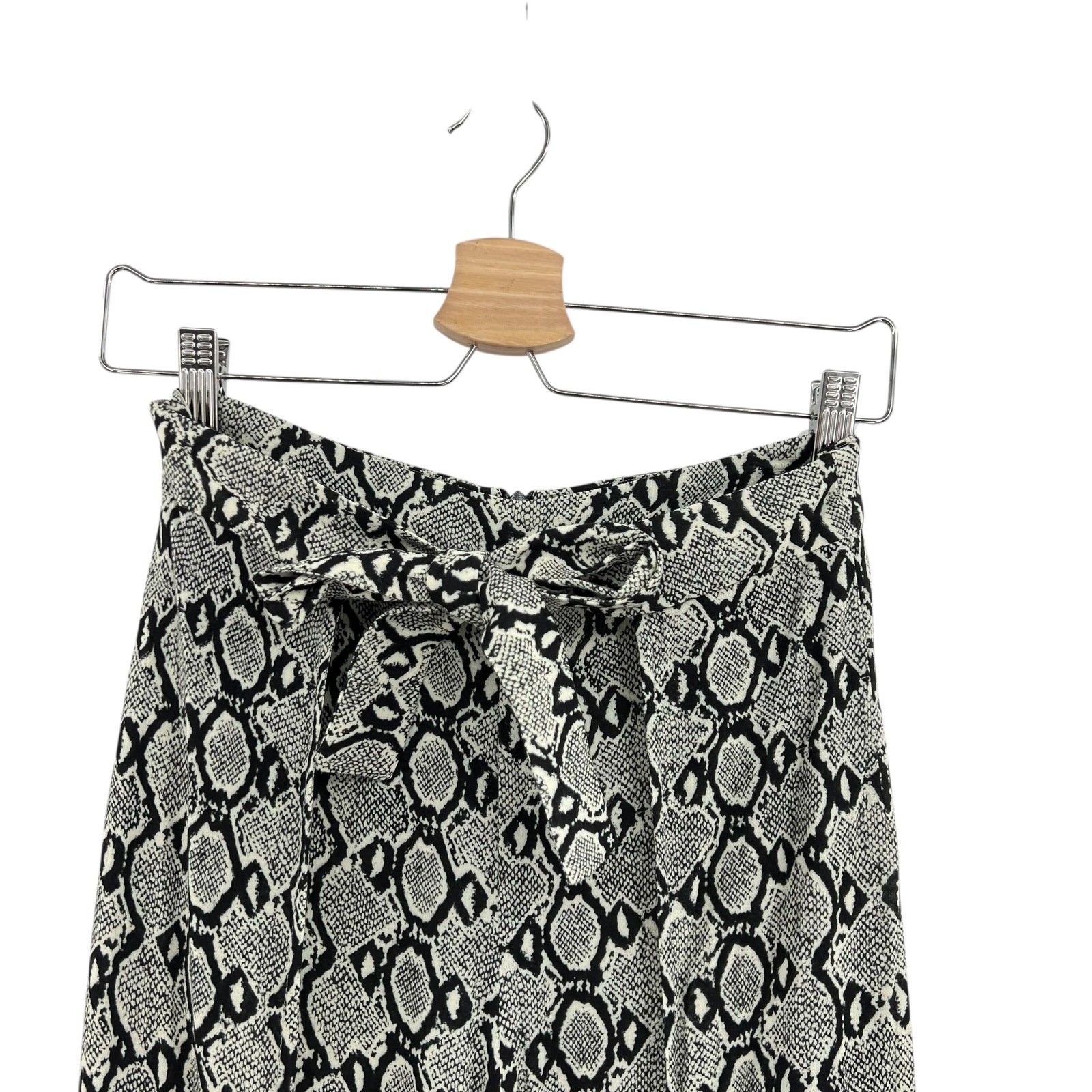 Zimmermann Hyper Cobra Split Pants Snakeskin Print Gray Size 1 US 6