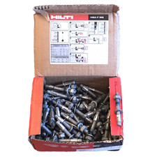 Hilti HSA F M8 Stud Anchor - M8 x 70 HSA-F Carbon Steel, Galvanised - Box of 100