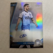2024 Topps Chrome MLS Liel Abada Refractor Auto #CA-AB Charlotte FC