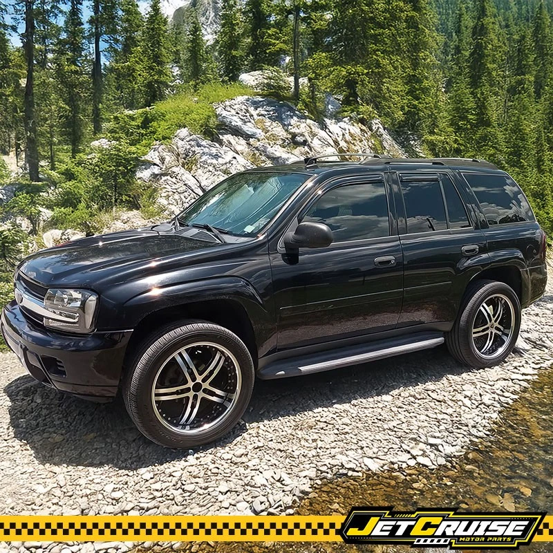 Fits 02-09 Chevy TrailBlazer GMC Envoy 03-08 Ascender Window Visors In-Channel - Image 3 of 4