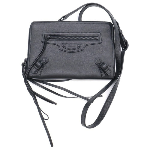 Balenciaga Size - Neo Classic City Shoulder Bag Mini Black Leather 644482 Hardwa