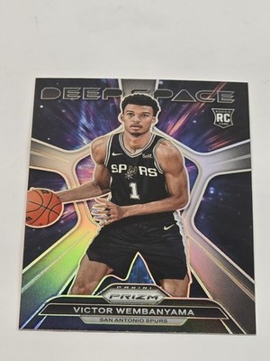Victor Wembanyama 2023-24 Panini Prizm Deep Space Silver Prizm RC #1 -d3