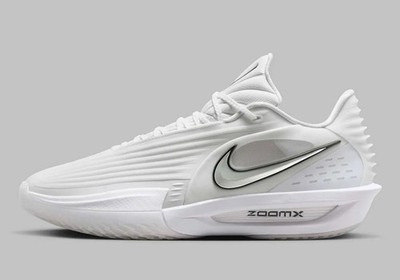 Nike G.T. Cut 3 Turbo Men's Sz 9 (NEW) HV9918 101 (No Box Lid) White Silver