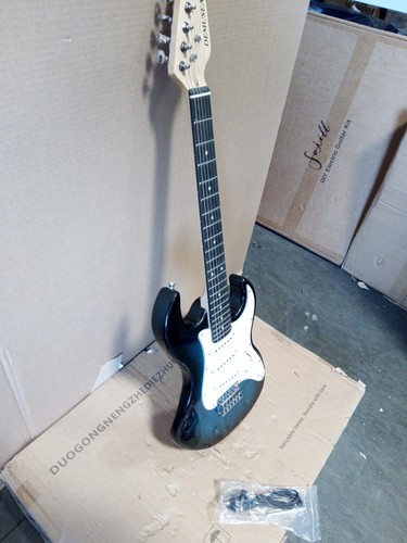 Open Box Mini Kid 3/4 Size  Electric Guitar Rosewood Fretboard Maple Neck Blue