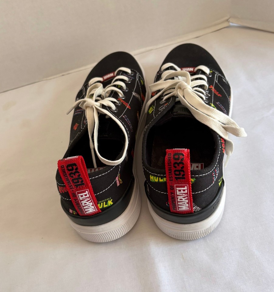 marvel-x-toms-travel-lite-low-shoes-black-marvel-logo-print-size-8-5