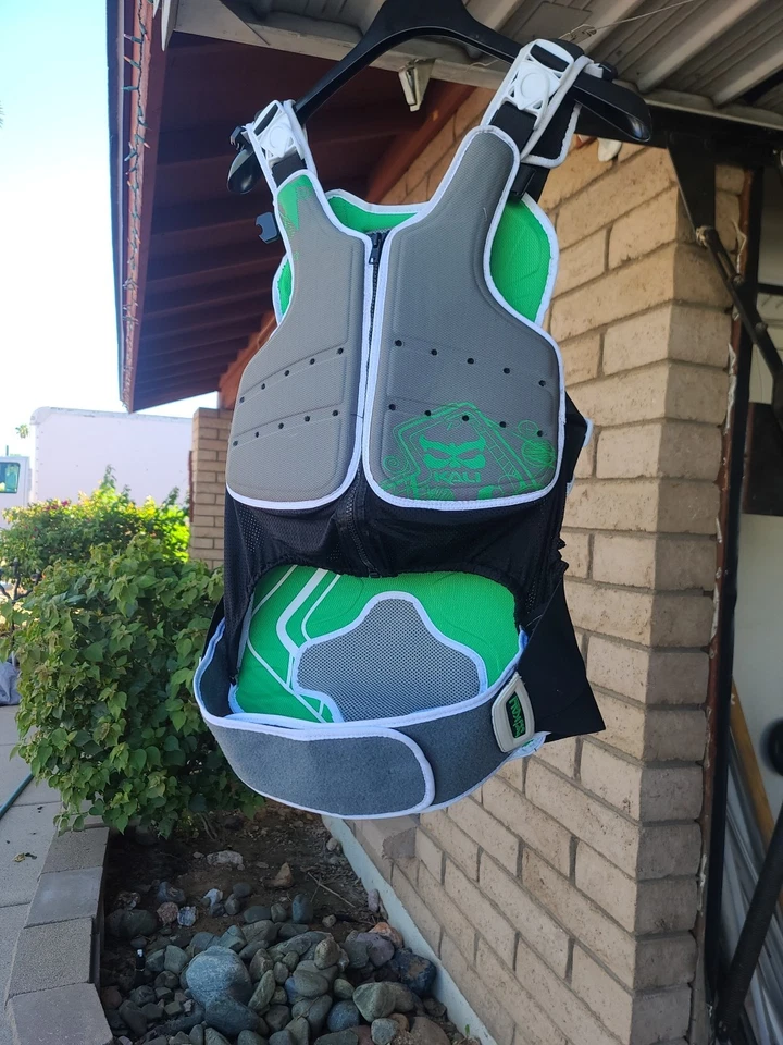 KALI PROTECTIVES Astra Protector de Espalda Bicicleta MTB L/XL VERDE/Blanco/Negro Foto 3 de 4