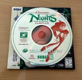 Christmas Nights Into Dreams Sampler Demo for Sega Saturn - Excellent Condition
