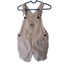 OshKosh B  gosh Toddler Girls Pink Shortalls Size 3T Denim Overalls