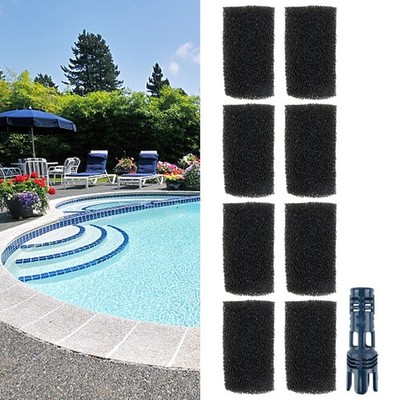 1*TSP10P Heckfeger + 8*9-100-3105 Kehrschlauch Schrubber für Polaris 3900 Sport