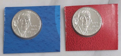 2026 P & D JEFFERSON NICKELS  FROM U.S. MINT UNCIRCULATED COIN SET