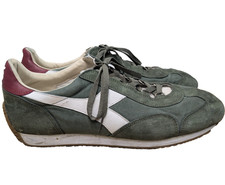 Diadora Equipe H Canvas Stone Wash - Green Loden Size 12