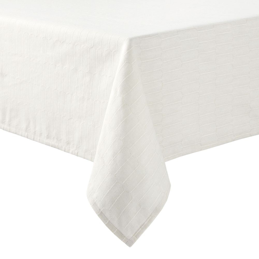 Современная фермерская скатерть Martha Stewart Honeycomb бежевый 60x120 4990₽
