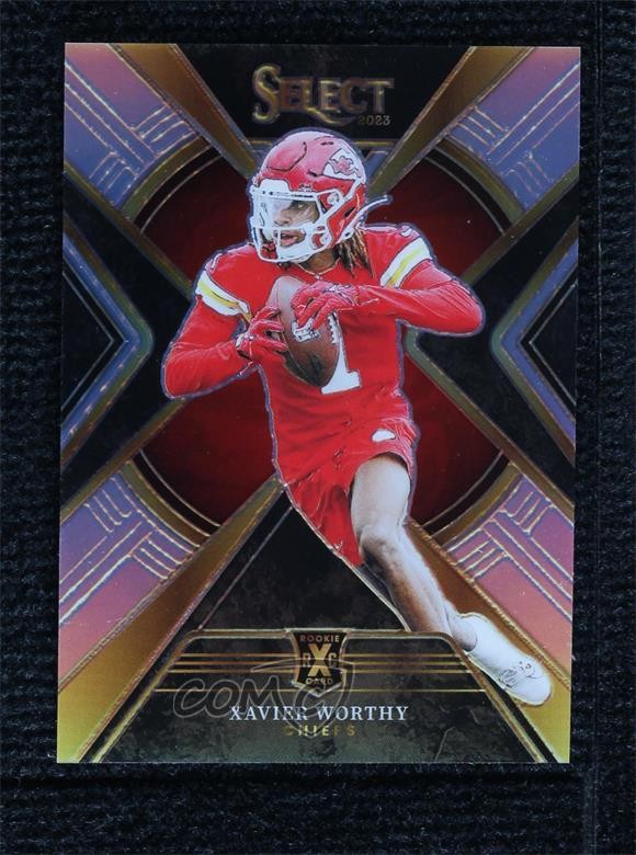 2023 Panini Select 2024 XRC Prizm Xavier Worthy #514 13qb