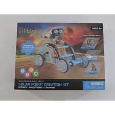 Sillbird Solar Robot Creation Kit - 190 Easy Pieces - Build 12 Different Robots
