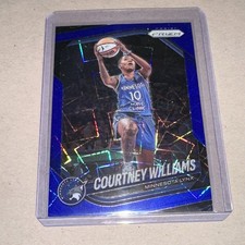 2025 Panini Prizm WNBA #69 Courtney Williams Blue Velocity Prizms