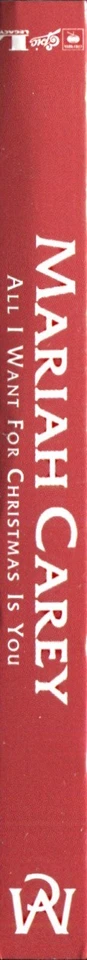 RED CASSETTE----  MARIAH CAREY All I Want for Christmas Is You SINGLE TAPE  1227 - Image 2 of 4
