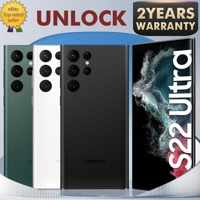 New Galaxy S22 Ultra 5G SM-S908U Multi Storage Factory Unlocked S Pen Cell Phone