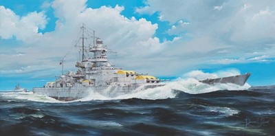 TRUMPETER 03714 1/200 Scale german navy battleship gunizenau (plastic model)