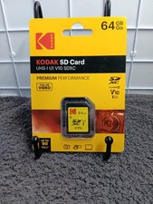 Kodak 64GB Class 10 UHS-I U1 SDXC Memory Card