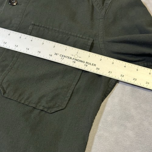 Sandro Paris Shirt Mens XL Green Utility Pockets Made In Portugal - Picture 7 of 8
