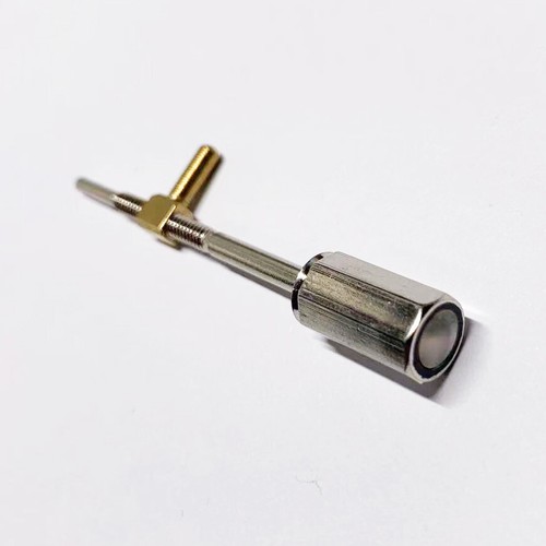 4/4 Violín Arco Botón Níquel Plata Tornillo Ojal Nuevo Estilo - Imagen 4 de 4