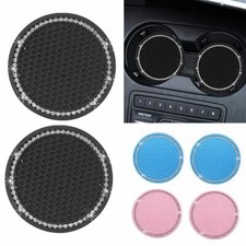 4pcs Bling Car Cup Holder Coasters Car Coasters Car Accessories for Cup Holders