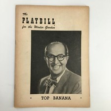 1951 Playbill Winter Garden Philip Silvers in Top Banana by Paula Stone